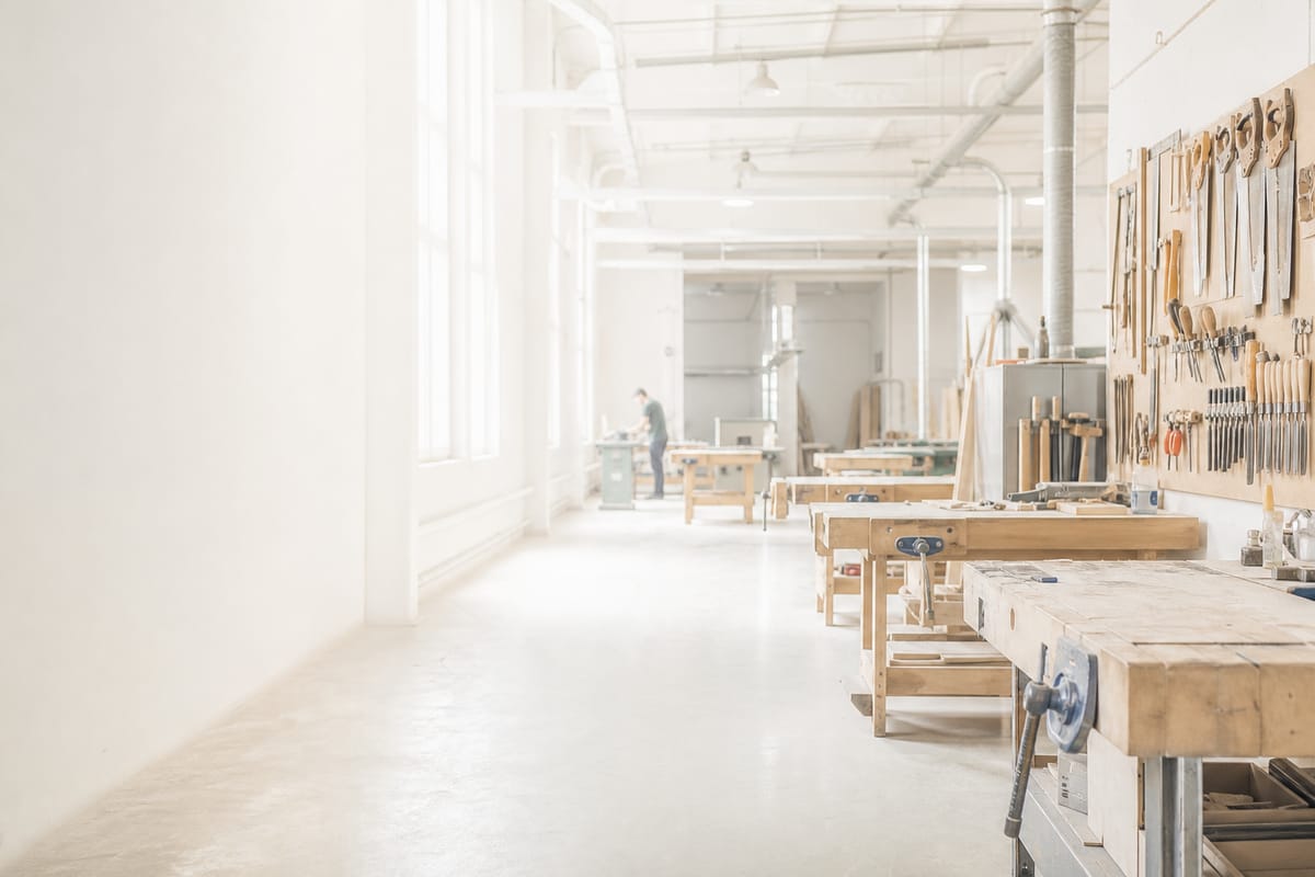 Further education college workshop