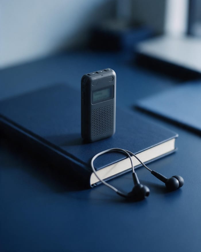 Recordings: Record or upload audio for your learning.